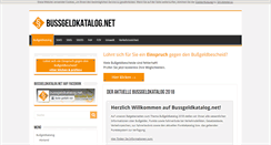 Desktop Screenshot of bussgeldkatalog.net