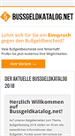 Mobile Screenshot of bussgeldkatalog.net